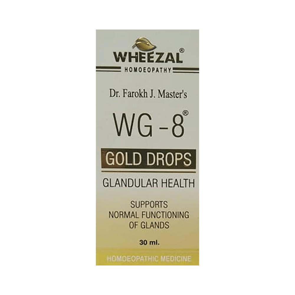 Wheezal WG8 Glandular Health Gold Drop