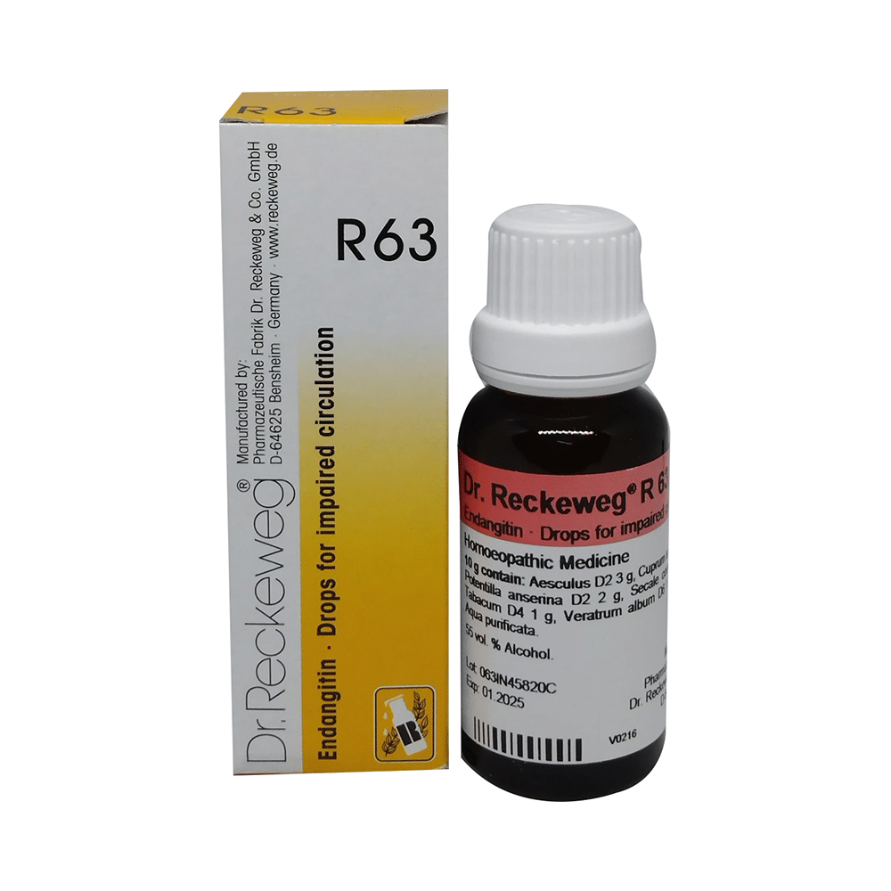 Dr. Reckeweg R63 Impaired Circulation Drop Dr. Reckeweg R63 Impaired Circulation Drop
