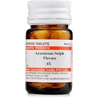 Dr Willmar Schwabe India Arsenicum Sulph Flavum Trituration Tablet 4X Dr Willmar Schwabe India Arsenicum Sulph Flavum Trituration Tablet 4X