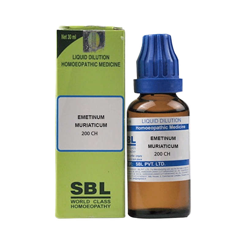 SBL Emetinum Muriaticum Dilution 200 CH SBL Emetinum Muriaticum Dilution 200 CH
