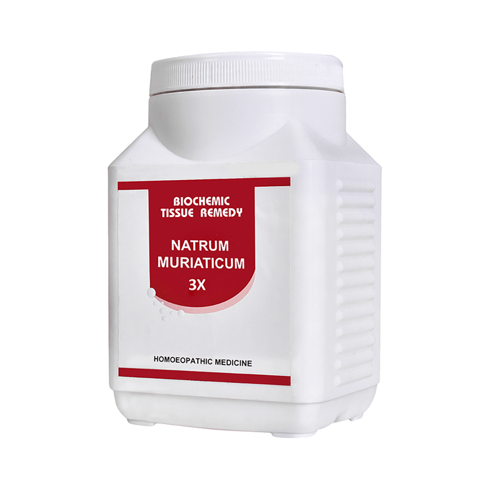 Bakson's Natrum Muriaticum Biochemic Tablet 3X