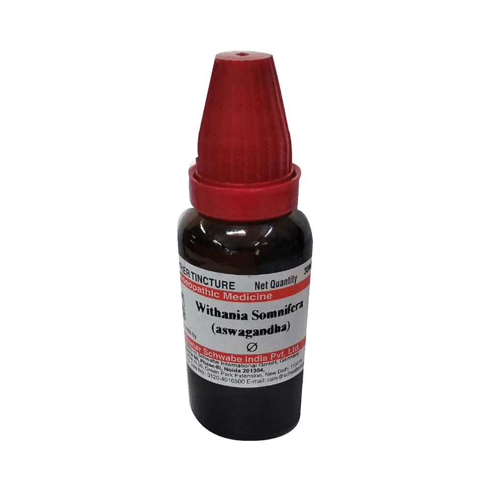 Dr Willmar Schwabe India Withania Somnifera (Aswagandha) Mother Tincture Q Dr Willmar Schwabe India Withania Somnifera (Aswagandha) Mother Tincture Q