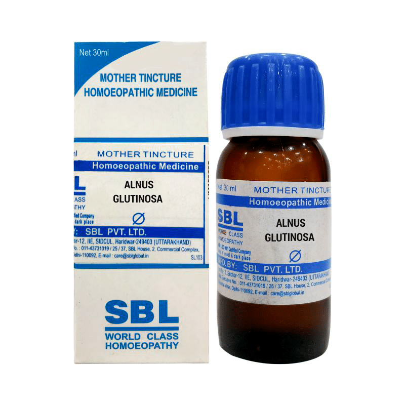 SBL Alnus Glutinosa Mother Tincture Q Mother Tinctures, Homeopathic medicine for Digestive System, Homeopathic medicine for Constipation, Homeopathic medicine for Gastritis, Acidity & Indigestion, Homeopathic medicine for Nausea & Vomiting, Homeopathic me