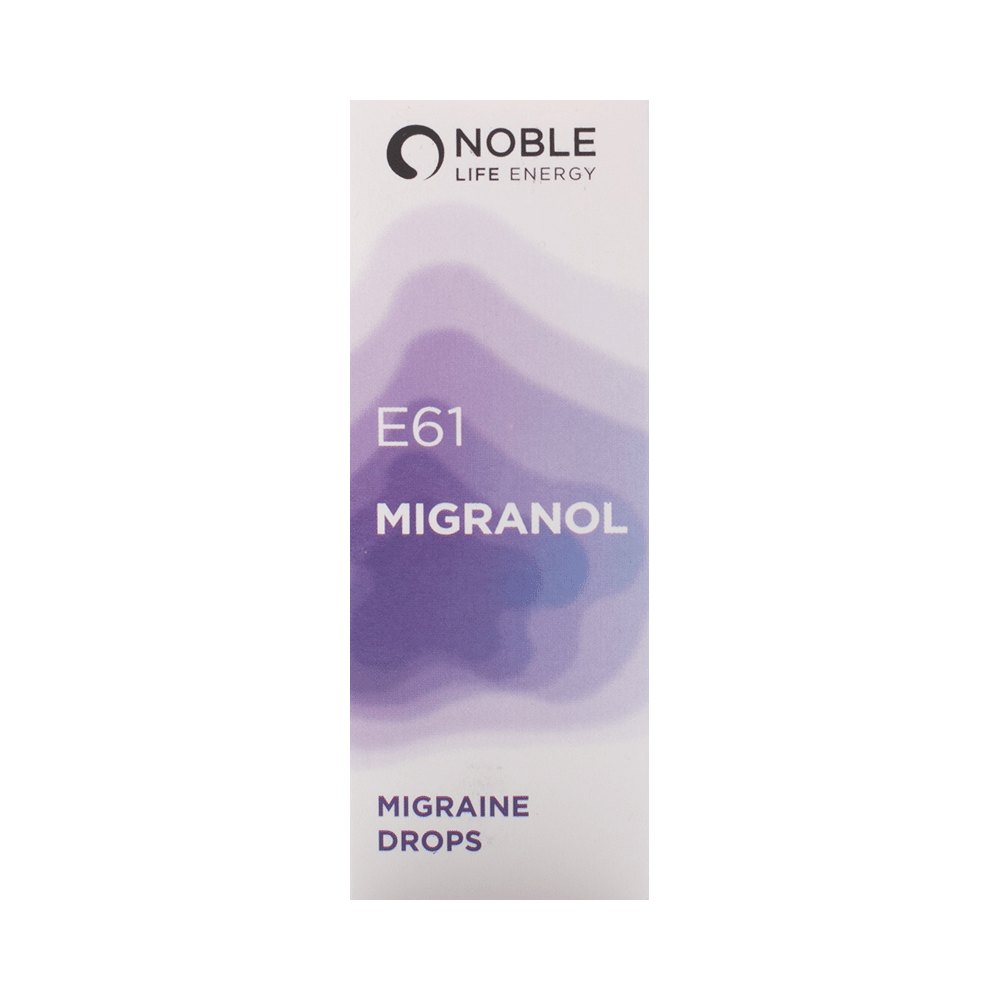 Showing image for Noble Life Energy E61 Migranol Migraine Drop Noble Life Energy E61 Migranol Migraine Drop Medicines, Homeopathic medicine for Digestive System, Homeopathic medicine for Nausea & Vomiting, Homeopathic medicine for Nervous System, Homeopathic medicine for Headache & Migraine image