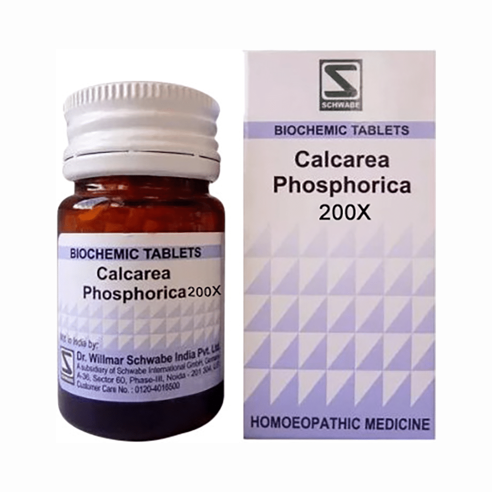 Dr Willmar Schwabe India Calcarea Phosphorica Biochemic Tablet 200X Dr Willmar Schwabe India Calcarea Phosphorica Biochemic Tablet 200X
