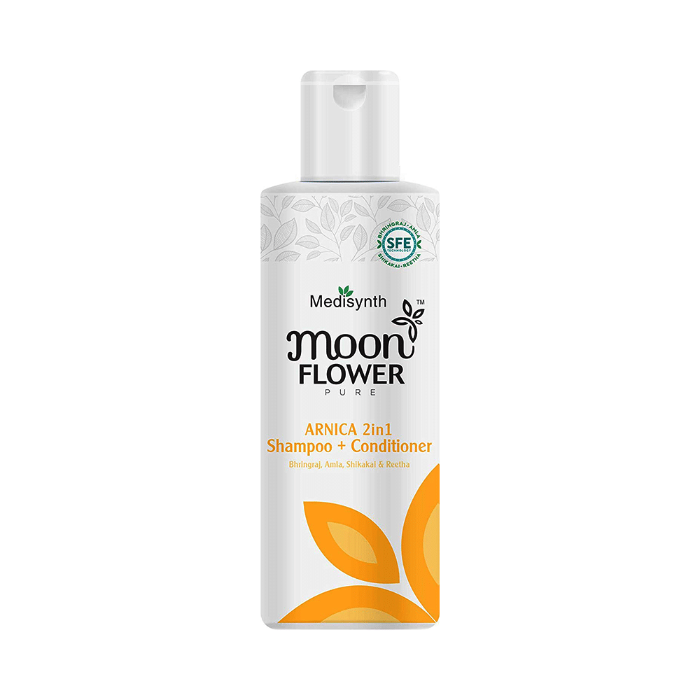Medisynth Naturals Moonflower Arnica 2 in 1 Shampoo + Conditioner