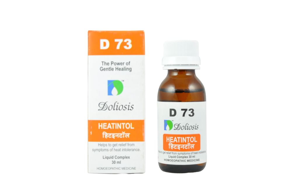 Doliosis D73 Heatintol Drop Medicines, Homeopathic medicine for Nervous System, Homeopathic medicine for Vertigo image