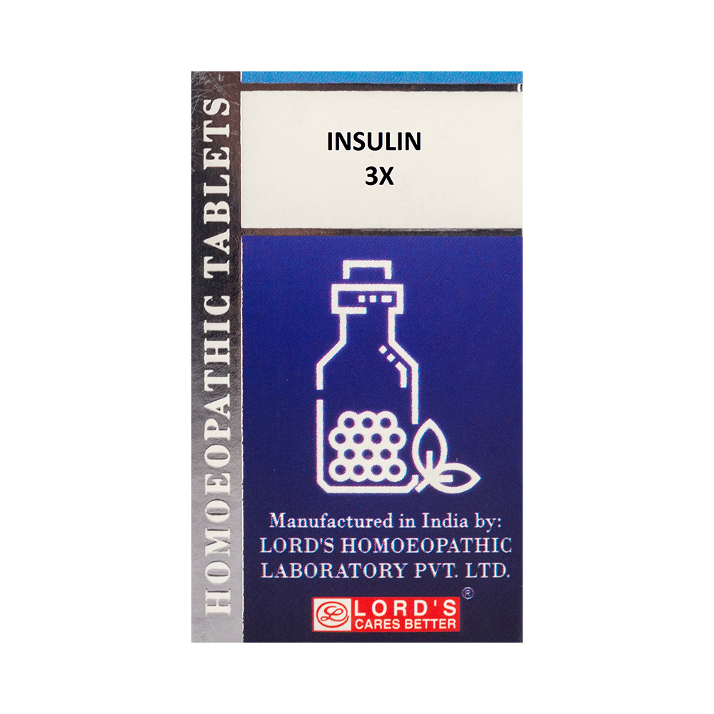 Lord's Insulin Trituration Tablet 3X