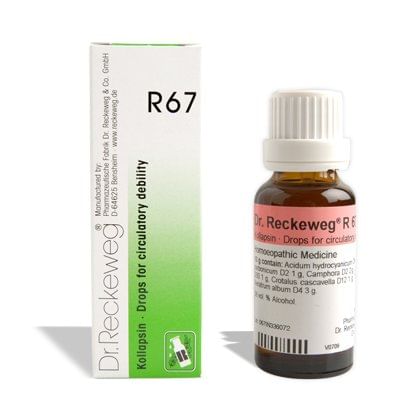 Dr. Reckeweg R67 Circulatory Debility Drop Dr. Reckeweg R67 Circulatory Debility Drop