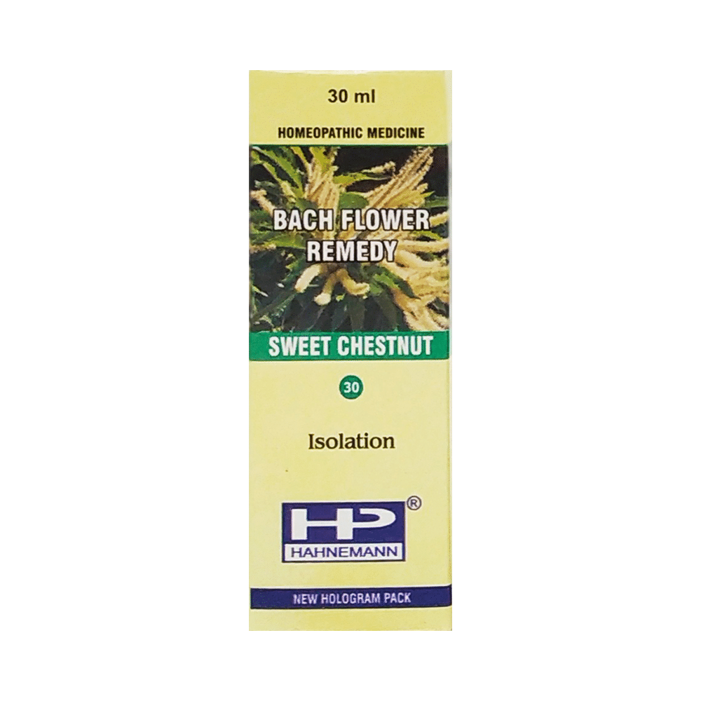 Hahnemann Bach Flower Sweet Chestnut 30 Hahnemann Bach Flower Sweet Chestnut 30