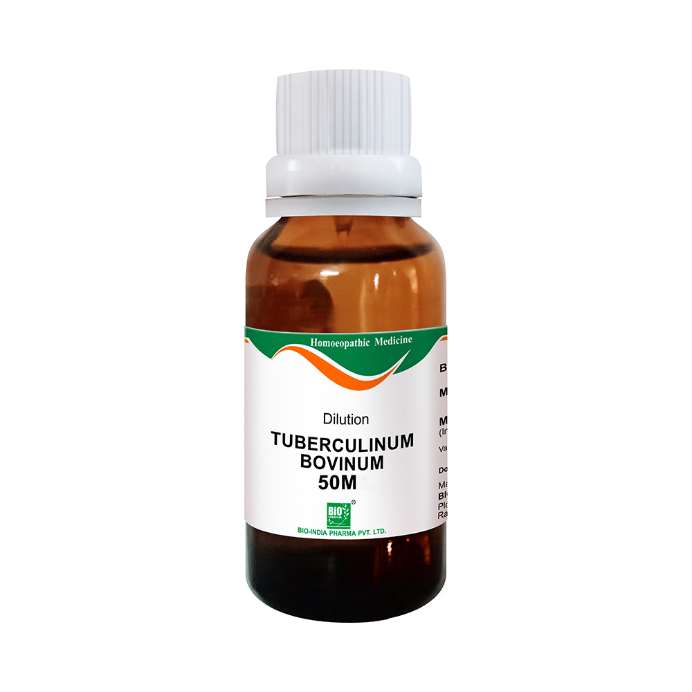 Showing image for Bio India Tuberculinum Bovinum Dilution 50M CH Bio India Tuberculinum Bovinum Dilution 50M CH Dilutions Homeopathy, 50M CH image