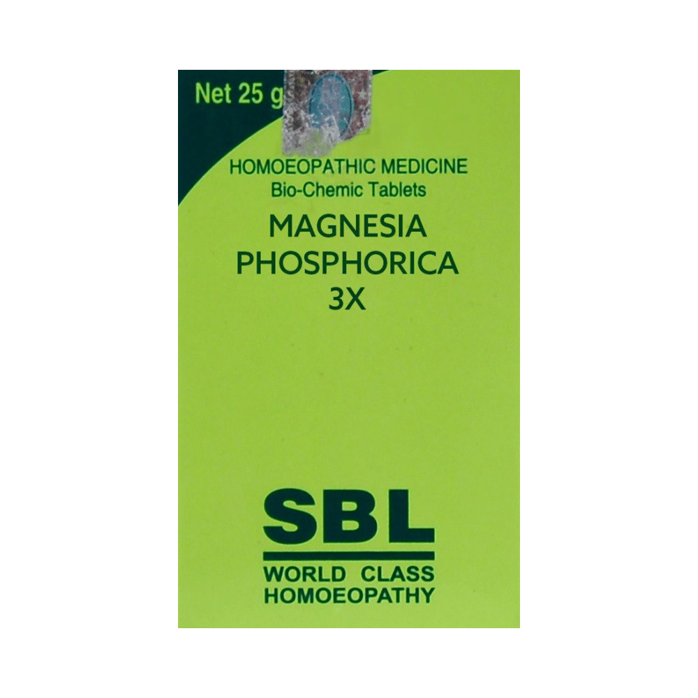 SBL Magnesia Phosphorica Biochemic Tablet 3X