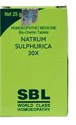SBL Natrum Sulphurica Biochemic Tablet 30X