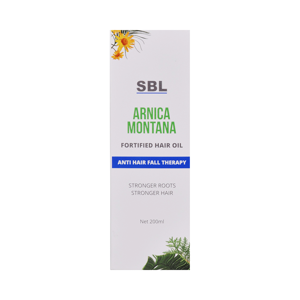 SBL Arnica Montana Fortified Hair Oil  book your products