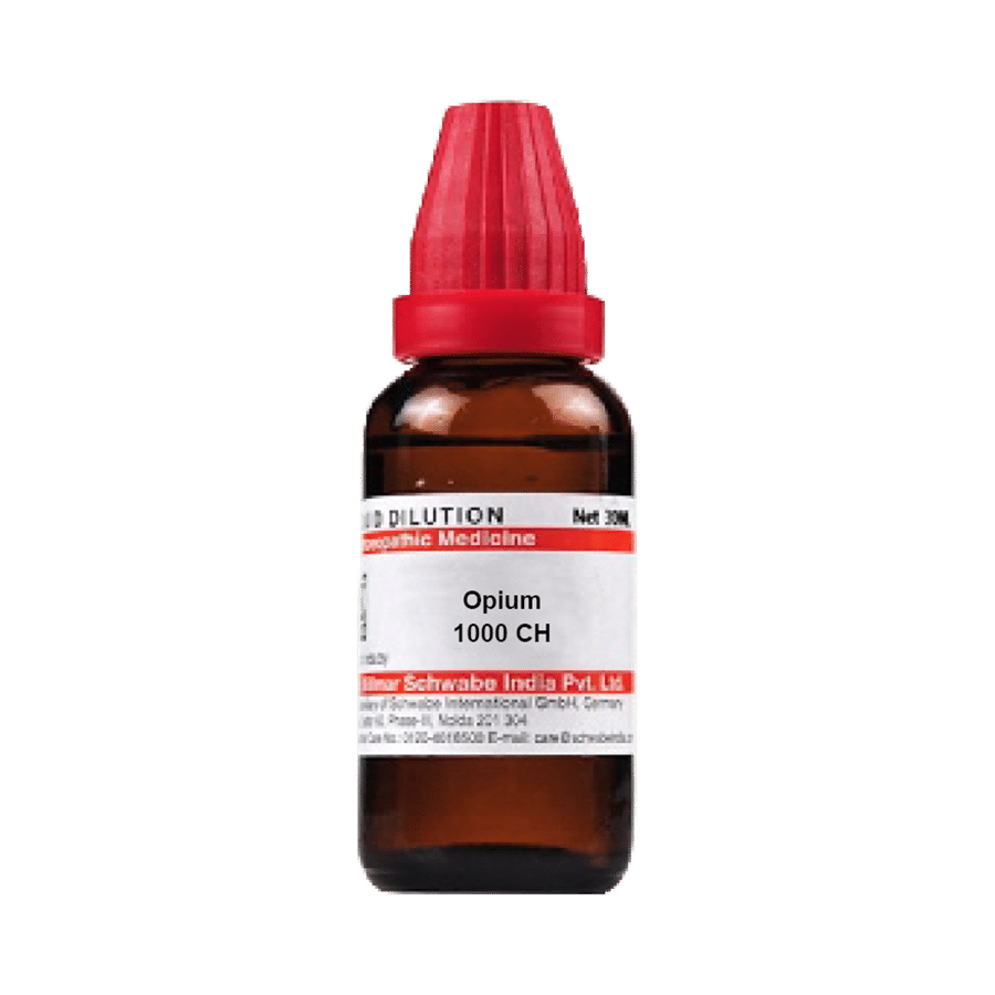 Dr Willmar Schwabe India Opium Dilution 1000 CH