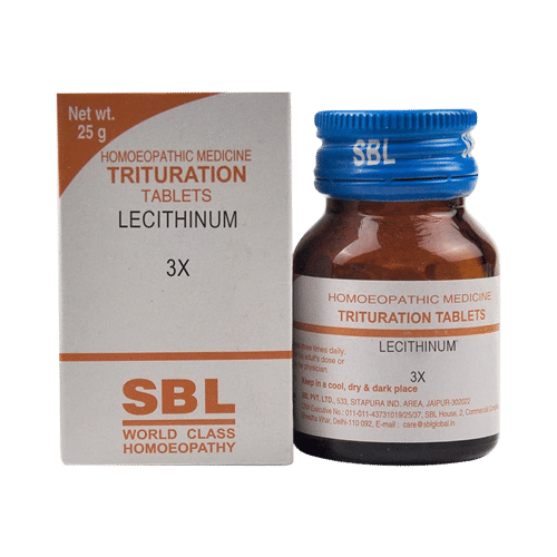 SBL Lecithinum Trituration Tablet 3X Trituration Tablets, 3X, Homeopathic medicine for Digestive System, Homeopathic medicine for Loss of Appetite image