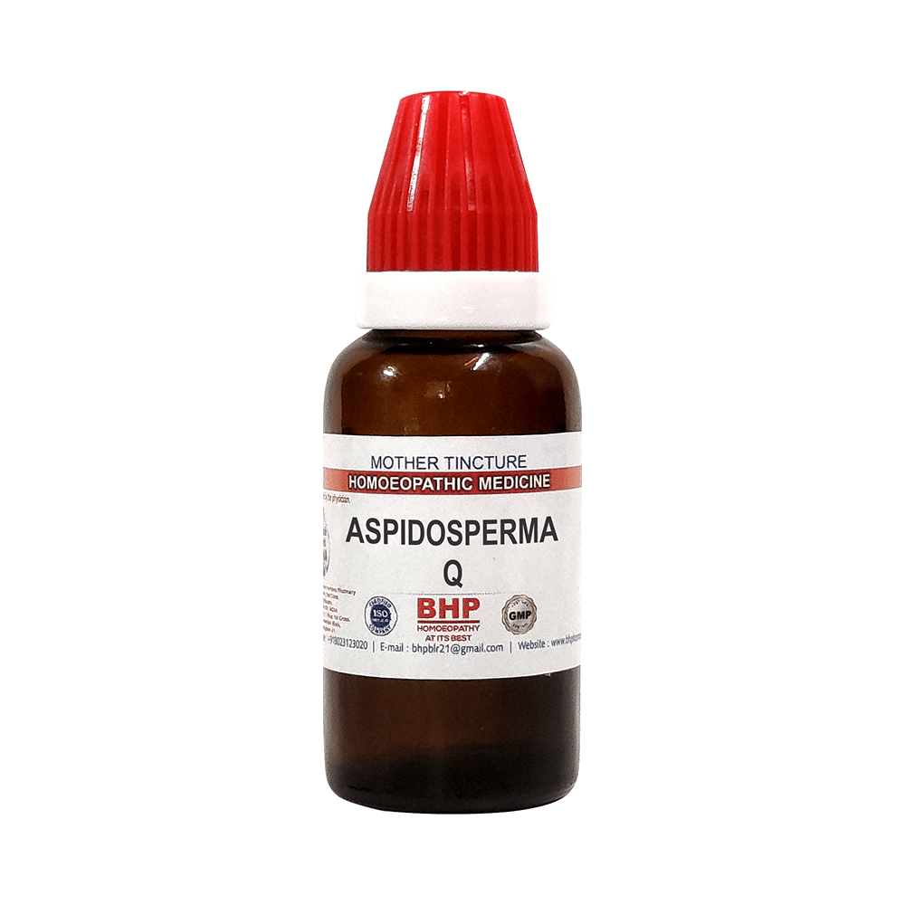 BHP Aspidosperma Q Mother Tincture Mother Tinctures, Homeopathic medicine for Heart & Blood Circulation, Homeopathic medicine for High Blood Pressure, Homeopathic medicine for Respiratory System, Homeopathic medicine for Asthma, Homeopathic medicine for C