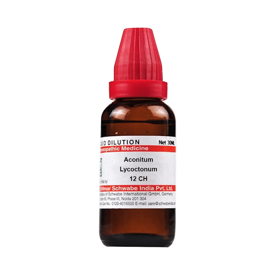 Dr Willmar Schwabe India Aconitum Lycoctonum Dilution 12 CH