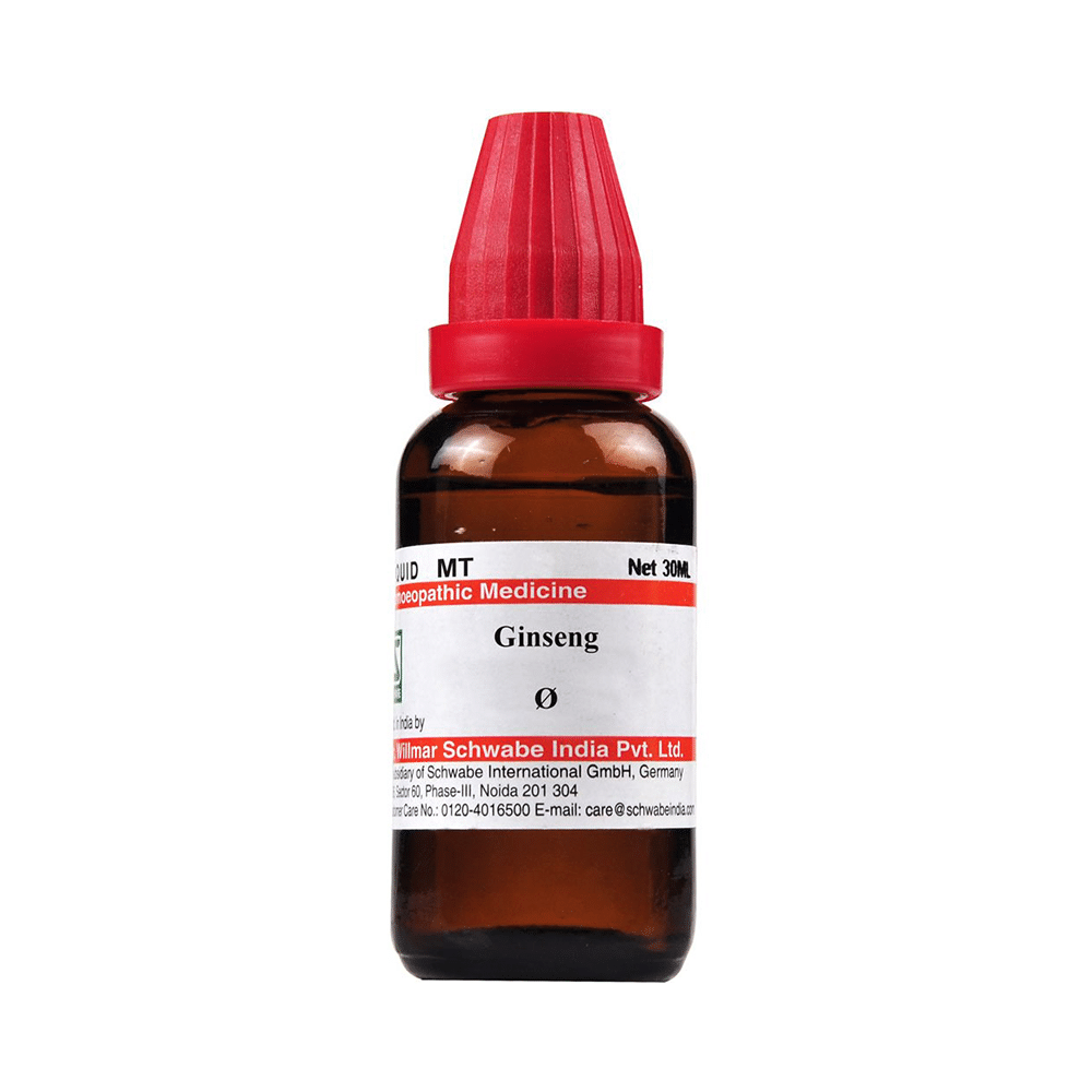Dr Willmar Schwabe India Ginseng Mother Tincture Q Dr Willmar Schwabe India Ginseng Mother Tincture Q