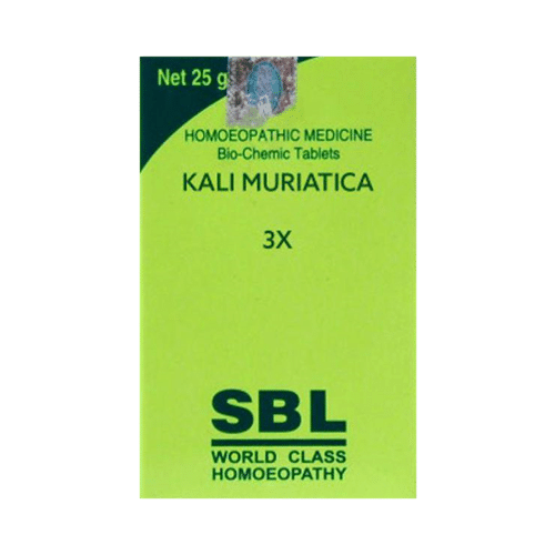 SBL Kali Muriaticum Biochemic Tablet 3X