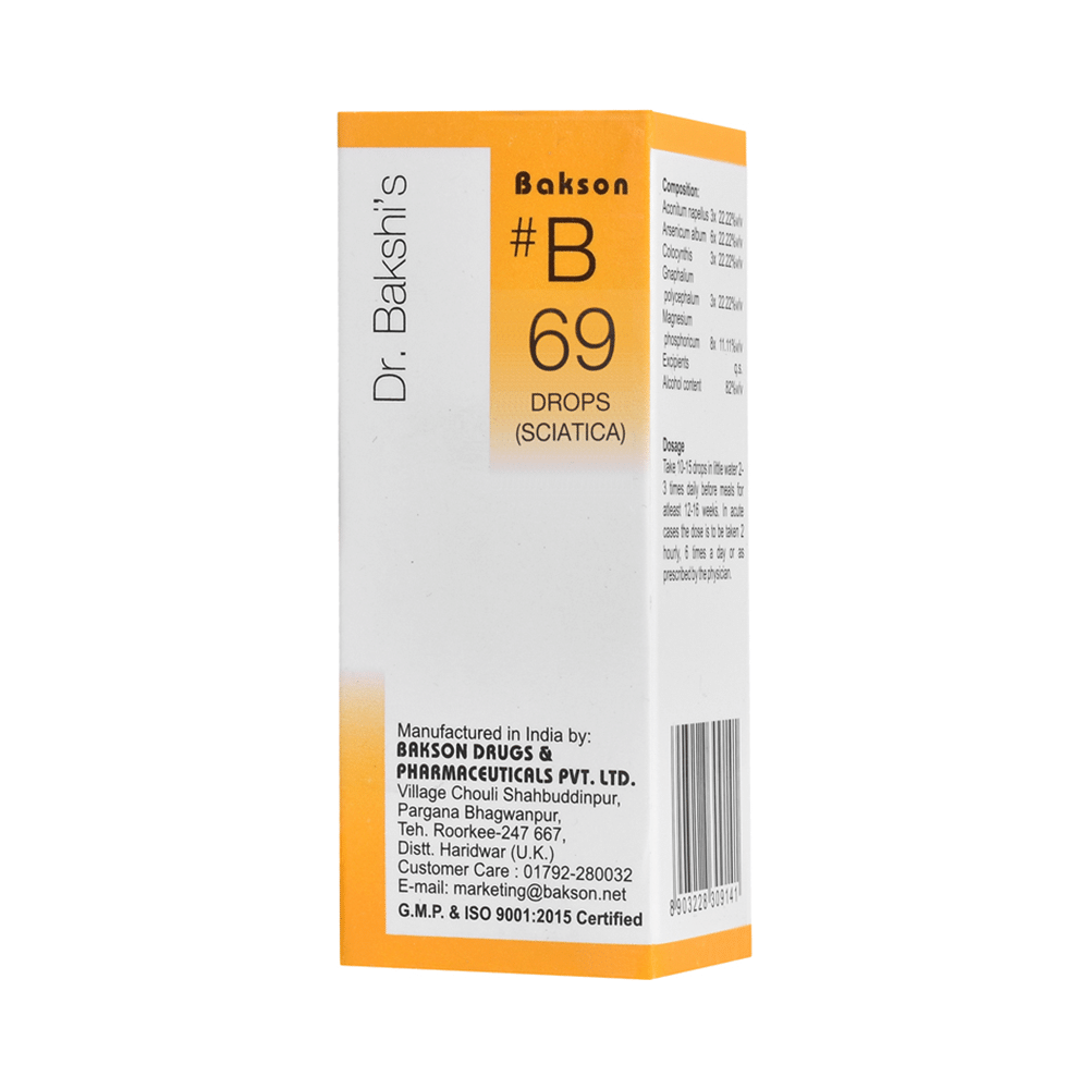 Bakson B69 Sciatica Drop Bakson B69 Sciatica Drop