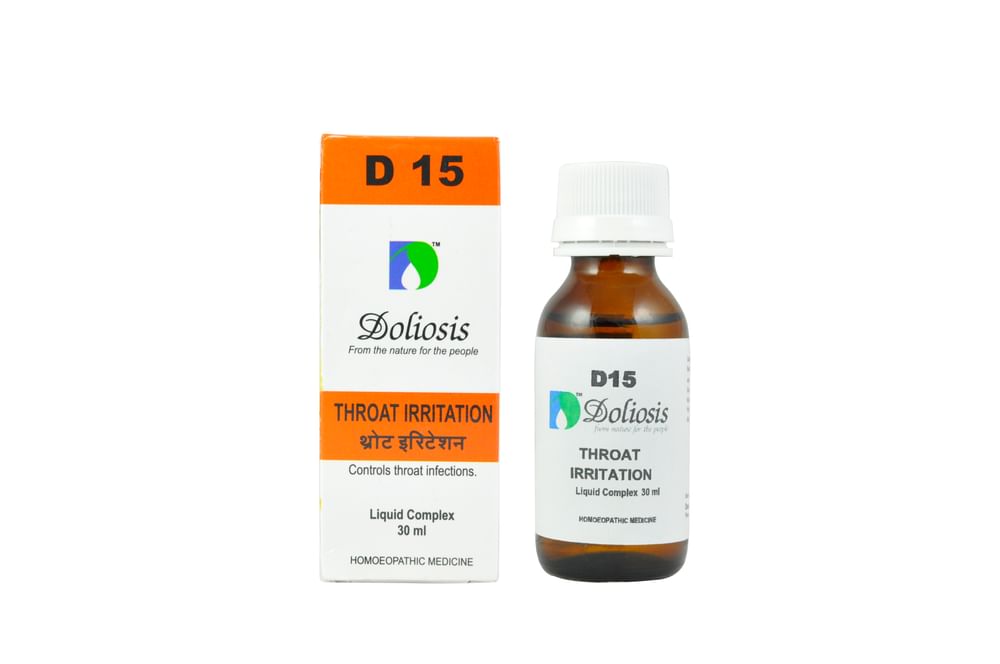 Doliosis D15 Throat Irritation Drop Medicines image