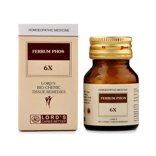 Lord's Ferrum Phos Biochemic Tablet 6X