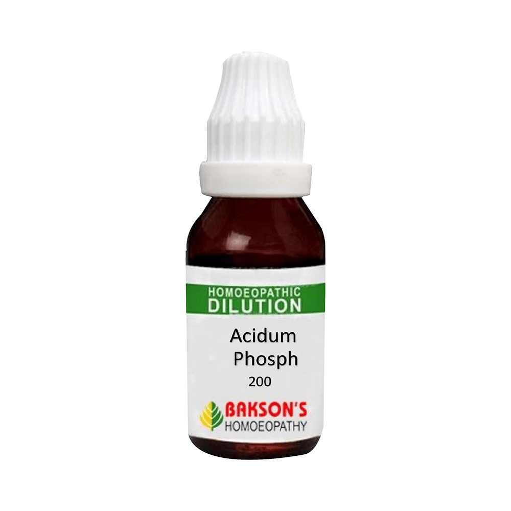 Bakson's Acidum Phosph Dilution 200 CH Bakson's Acidum Phosph Dilution 200 CH