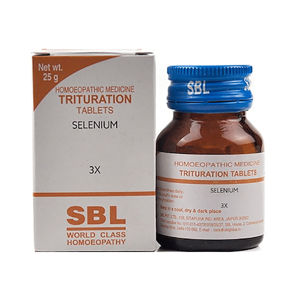 SBL Selenium Trituration Tablet 3X