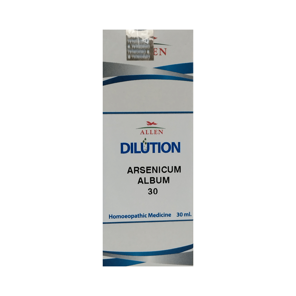 Allen Arsenicum Album Dilution 30 Allen Arsenicum Album Dilution 30