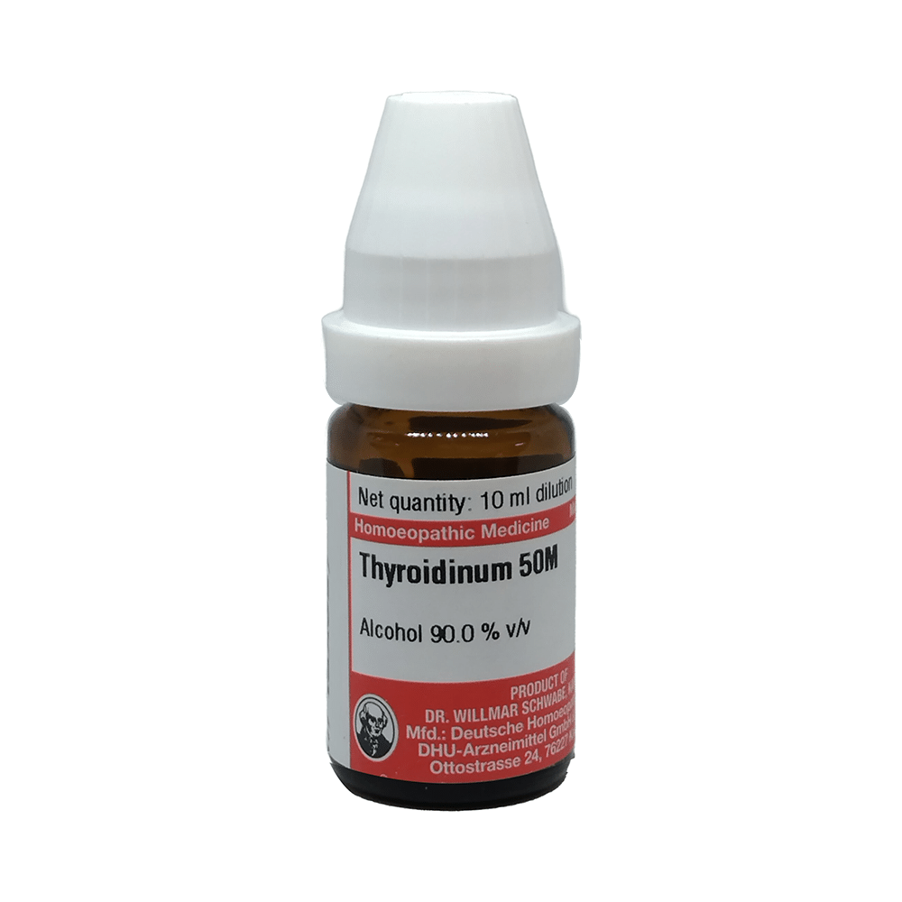 Dr Willmar Schwabe Germany Thyroidinum Dilution 50M Dr Willmar Schwabe Germany Thyroidinum Dilution 50M