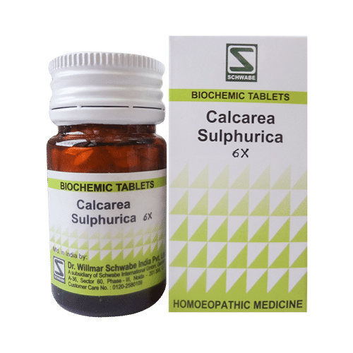 Dr Willmar Schwabe India Calcarea Sulphurica Biochemic Tablet 6X