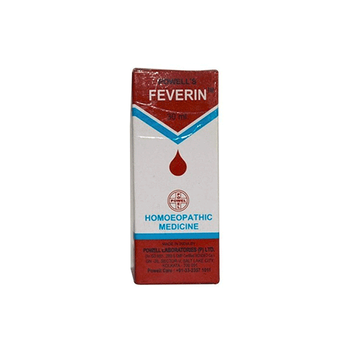 Showing image for Powell's Feverin Syrup Powell's Feverin Syrup Homeopathic medicine for Digestive System, Homeopathic medicine for Loss of Appetite, Homeopathic medicine for Nervous System, Homeopathic medicine for Headache & Migraine, Homeopathic medicine for Respiratory System, Homeopathic me