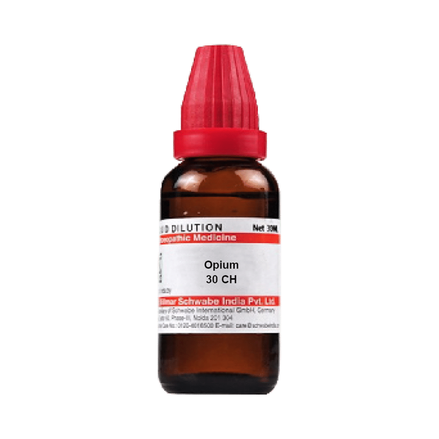 Dr Willmar Schwabe India Opium Dilution 30 CH