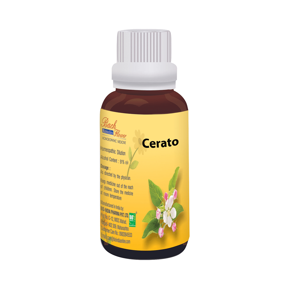 Showing image for Bio India Bach Flower Cerato Bio India Bach Flower Cerato Bach Flower Remedies image