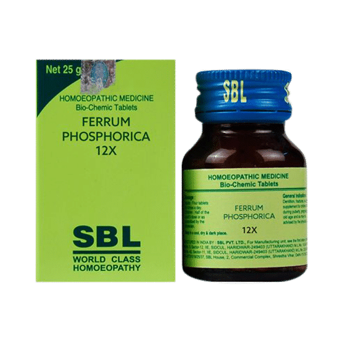 SBL Ferrum Phosphoricum Biochemic Tablet 12X