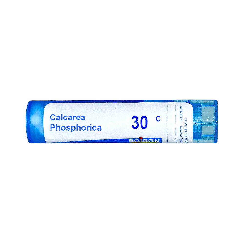 Showing image for Boiron Calcarea Phosphorica Pellets 30C Boiron Calcarea Phosphorica Pellets 30C Homeopathic medicine for Lifestyle Diseases, Homeopathic medicine for Anaemia, Homeopathic medicine for Nervous System, Homeopathic medicine for Headache & Migraine, Homeopathic medicine for Respiratory System, Home