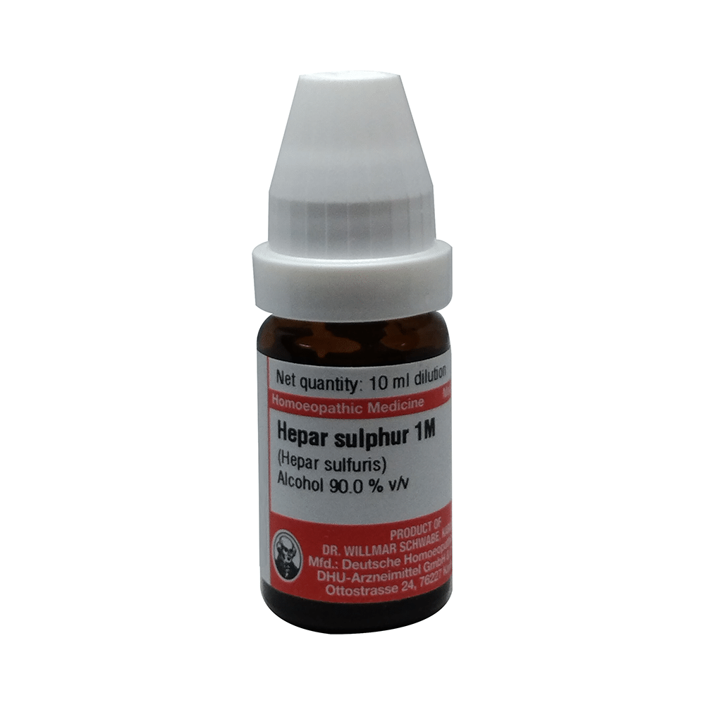 Dr Willmar Schwabe Germany Hepar Sulphur Dilution 1M Dr Willmar Schwabe Germany Hepar Sulphur Dilution 1M
