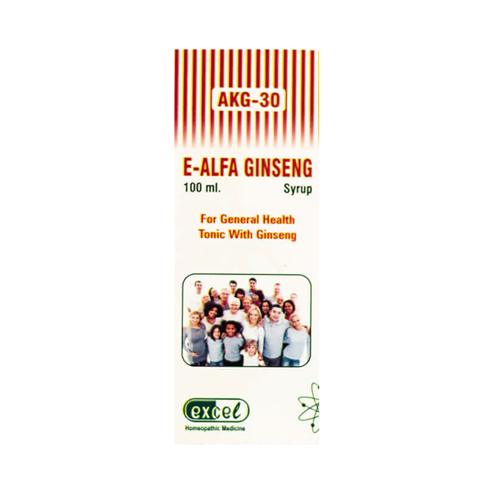 Excel AKG 30 E-Alfa Ginseng Syrup