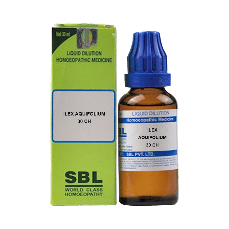 SBL Ilex Aquifolium Dilution 30 CH