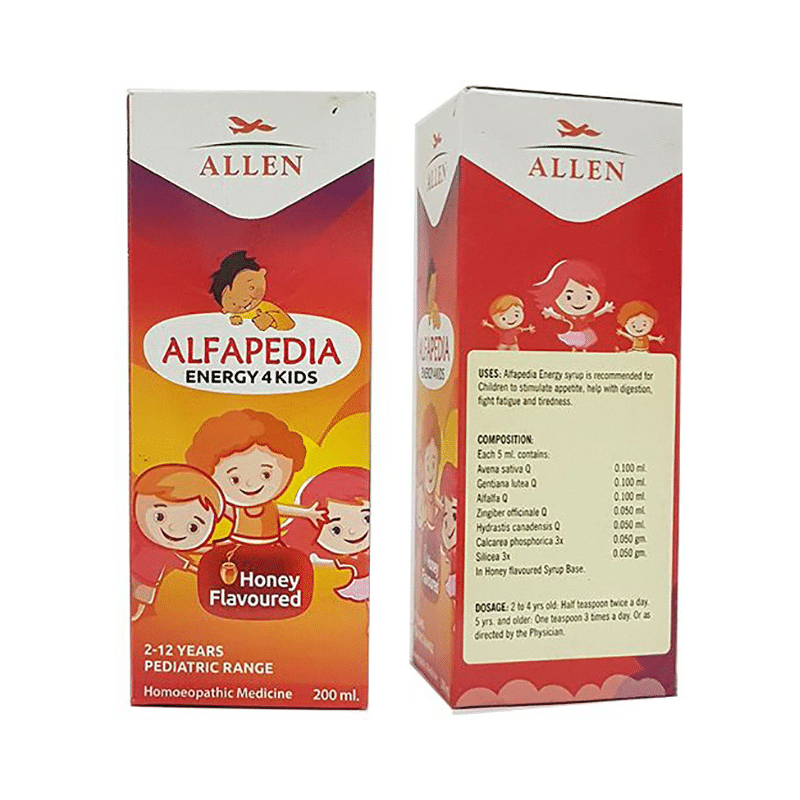 Allen Alfapedia Energy 4 Kids Syrup
