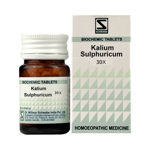Dr Willmar Schwabe India Kali Sulphuricum Biochemic Tablet 30X