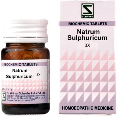 Dr Willmar Schwabe India Natrum Sulphuricum Biochemic Tablet 3X