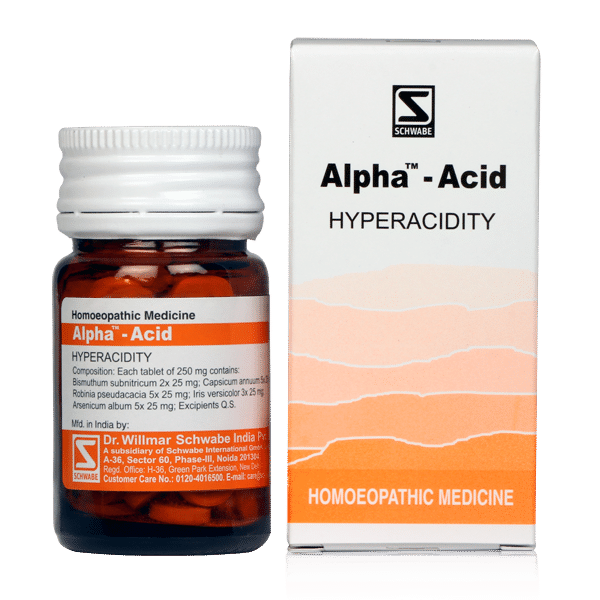 Dr Willmar Schwabe India Alpha - Acid Tablet Dr Willmar Schwabe India Alpha - Acid Tablet