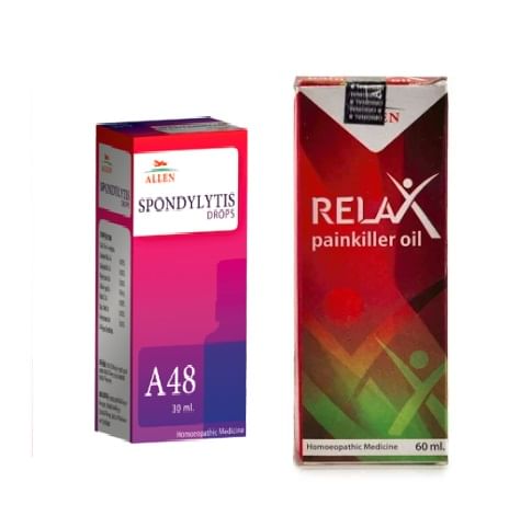 Allen Anti Spondylitis Combo (A48 + Relax Pain Killer Oil) Allen Anti Spondylitis Combo (A48 + Relax Pain Killer Oil)