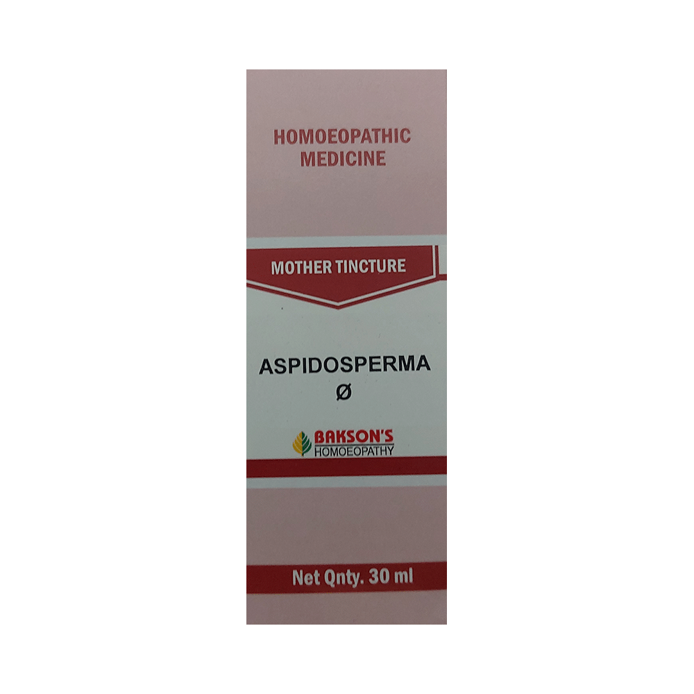 Bakson's Aspidosperma Q Mother Tincture Bakson's Aspidosperma Q Mother Tincture