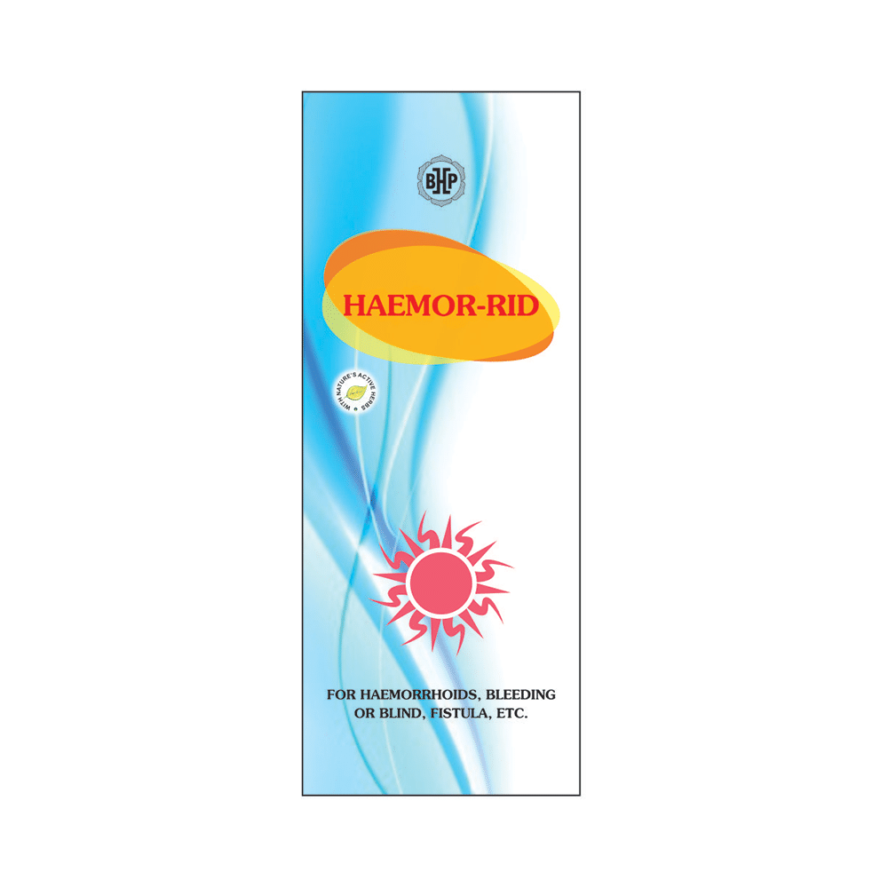 Showing image for BHP Haemor-Rid Syrup BHP Haemor-Rid Syrup Homeopathic medicine for Digestive System, Homeopathic medicine for Constipation, Homeopathic medicine for Fistula, Homeopathic medicine for Piles & Fissures, Homeopathic medicine for Hair, Homeopathic medicine for Lice, Homeopathic m