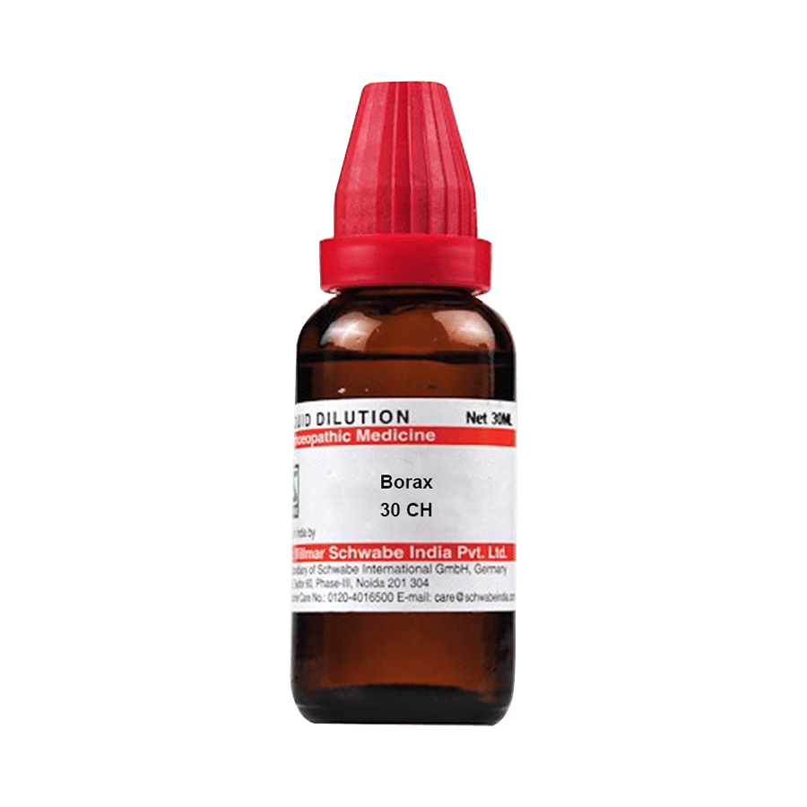 Dr Willmar Schwabe India Borax Dilution 30 CH Dr Willmar Schwabe India Borax Dilution 30 CH