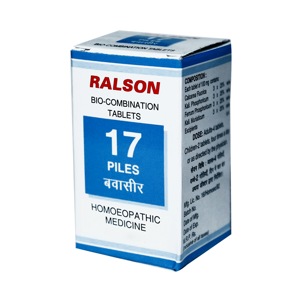 Ralson Remedies Bio-Combination 17 Tablet Ralson Remedies Bio-Combination 17 Tablet