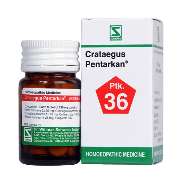 Dr Willmar Schwabe India Crataegus Pentarkan Tablet